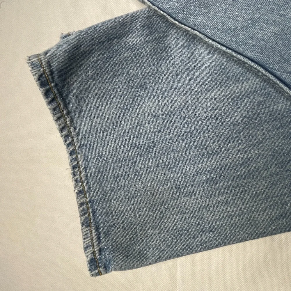 Gap 1969 Jeans Mens 40x32 Easy Fit Light Wash Straight Leg Denim Relaxed Bootcut